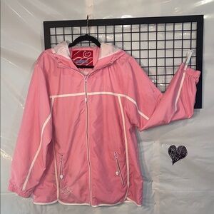 Ungava Pink Jacket with White Accents